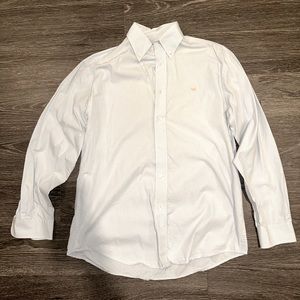 Southern Marsh Light Blue/White checkered Long Sleeve Dress Shirt